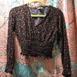 paper crane floral crop!